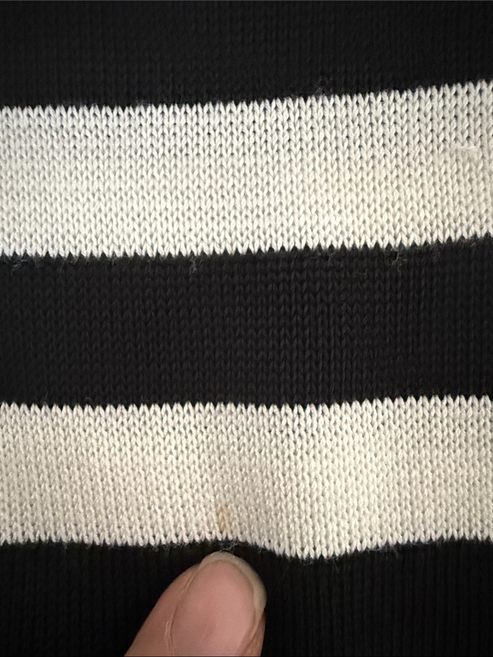 White House Black Market Black & White Striped Sleeveless Knit Top - Picture 12 of 12